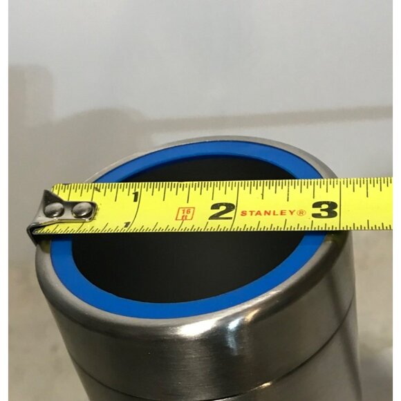 Coors Light Stainless Steel Insulated Can Cooler The Silver Bullet Tall Can - Picture 9 of 10